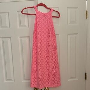 Lilly Pulitzer Pink High Neck Dress
